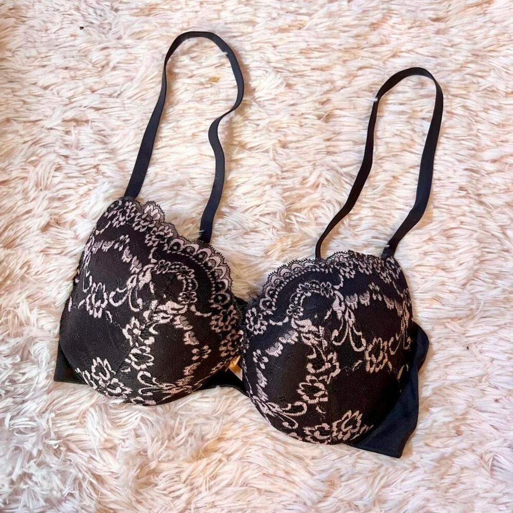 Maidenform Lace Love the Lift Romantic Sexy Sultry Feminine Flirty Push up Bra
